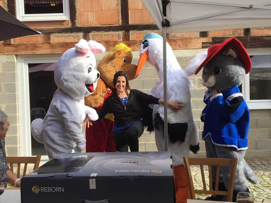 Animation Mascotte déguisement Artiste en Coulisse