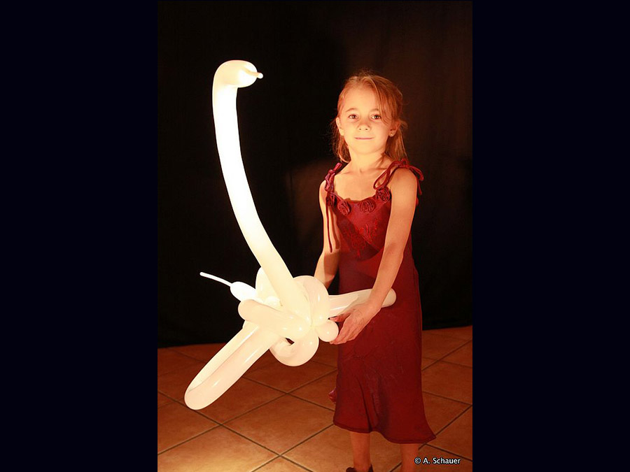 Animation animaux en ballon enfant Artiste en coulisse